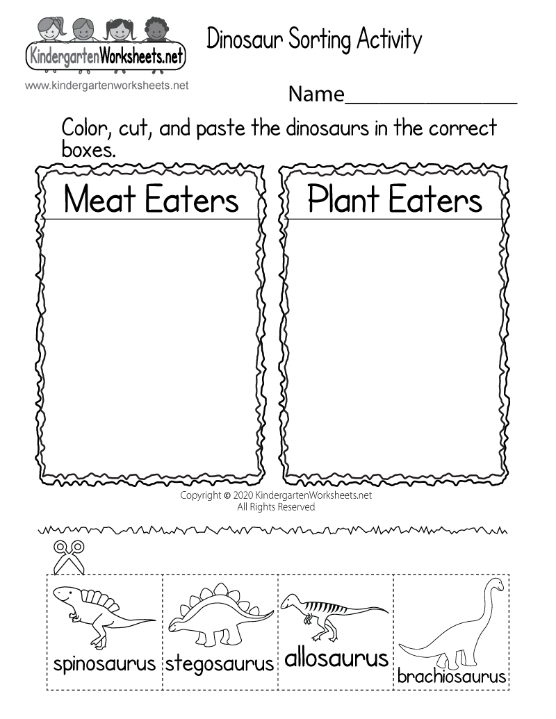 Free Printable Dinosaur Worksheets Teachersmagcom Printable Dinosaur 