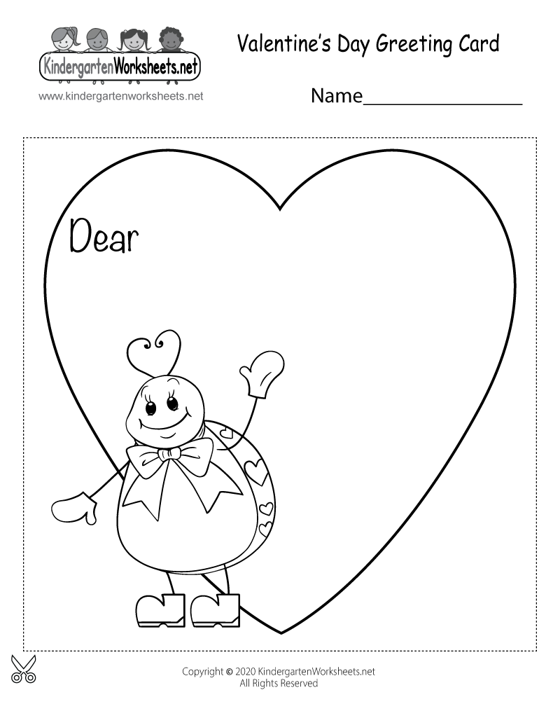 Printable Valentine Cards For Kindergarten