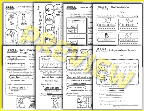 Question Words - English Worksheets Preview