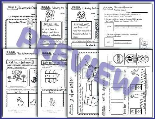 Rules and Laws - Social Studies Worksheets Preview