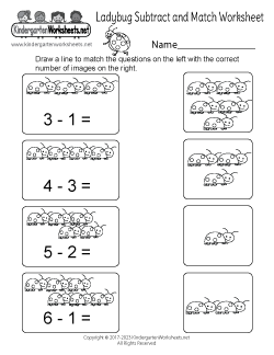 free kindergarten subtraction worksheets mastering the