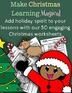 Banner for the Premium Christmas Worksheets Collection