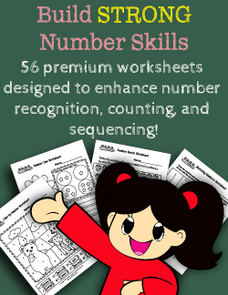 Banner for the Premium Numbers Worksheets Collection