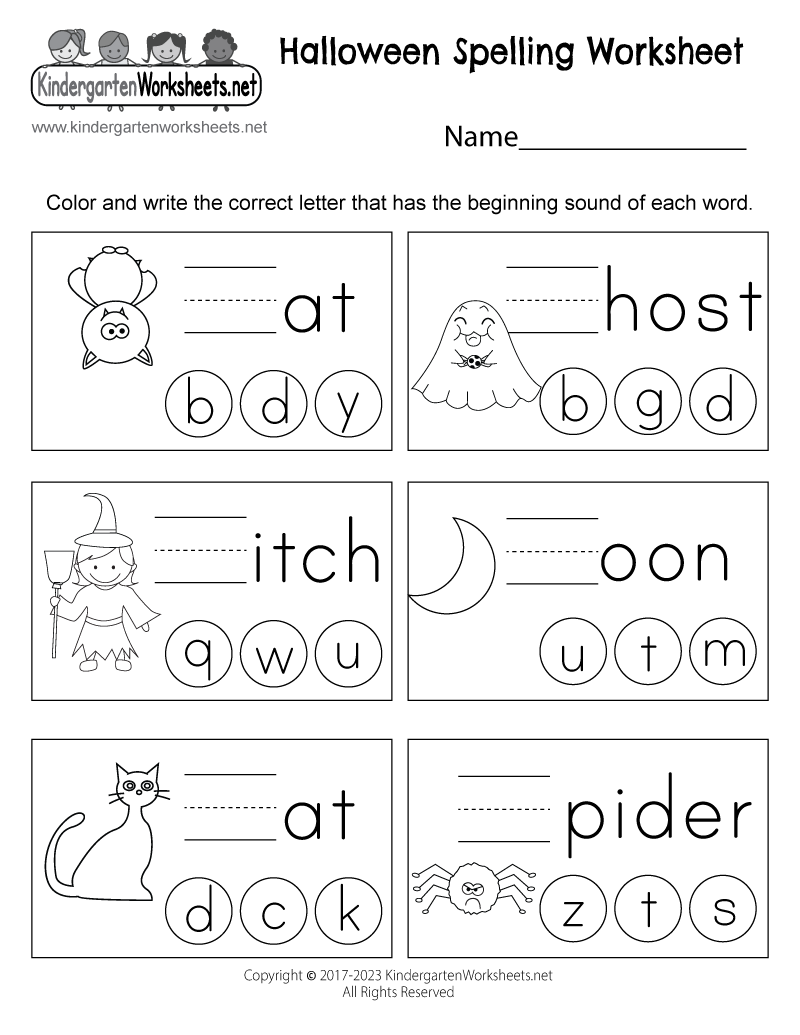 spelling-worksheets-for-kids