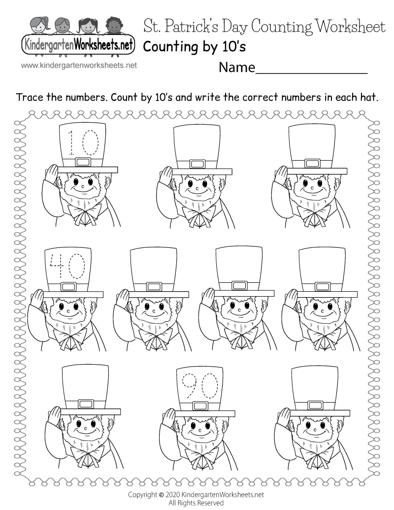 Free St Patrick S Day Worksheets