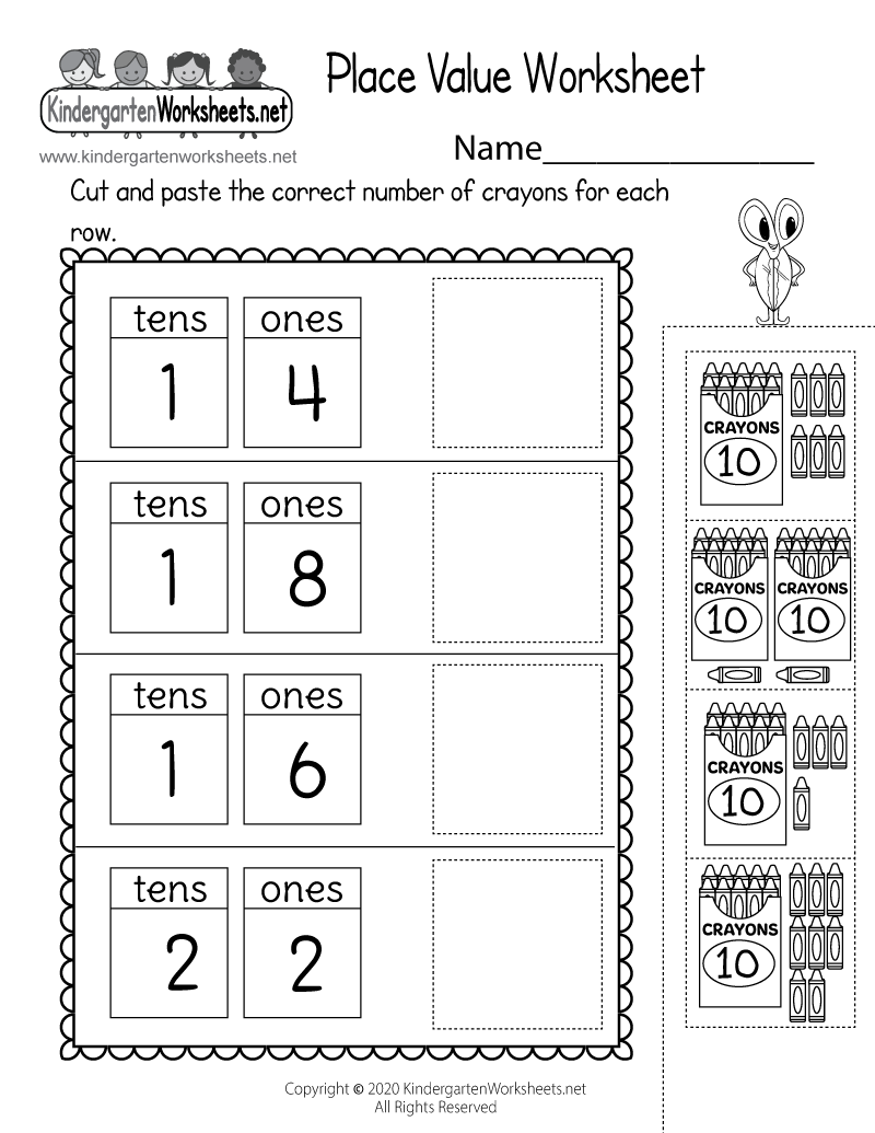 Tens And Ones Worksheet Free Printable Digital PDF