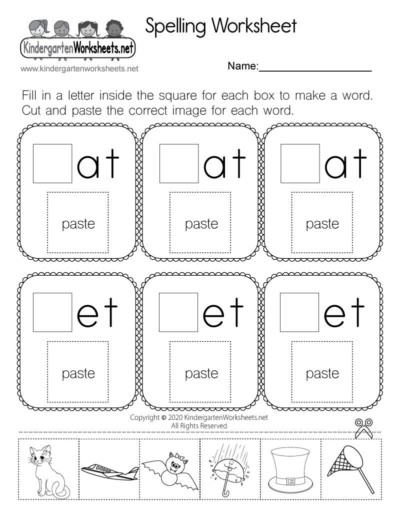 Two Letter Words Worksheet For Nursery